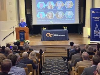 Dean Susan Lozier closed the event by thanking all in attendance for helping to "build a tradition that will continue to highlight the incredible reach of our College of Sciences alumni."
